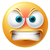 frustrated emoji