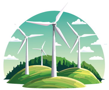 windmills wind power